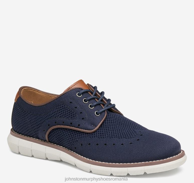 tricot bleumarin 6FF4F1349 băiat Johnston  Murphy copil mare holden tricot vârful aripii pantofi