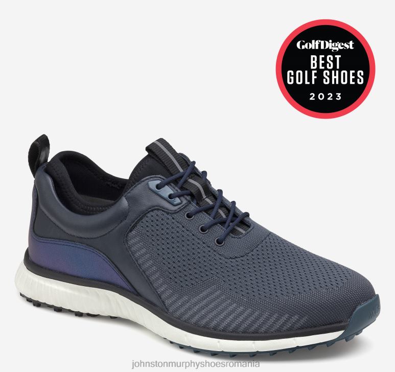 tricot bleumarin/fleur plin bleumarin 6FF4F227 bărbați Johnston  Murphy xc4 h2-sport hibrid tricot u-gât pantofi