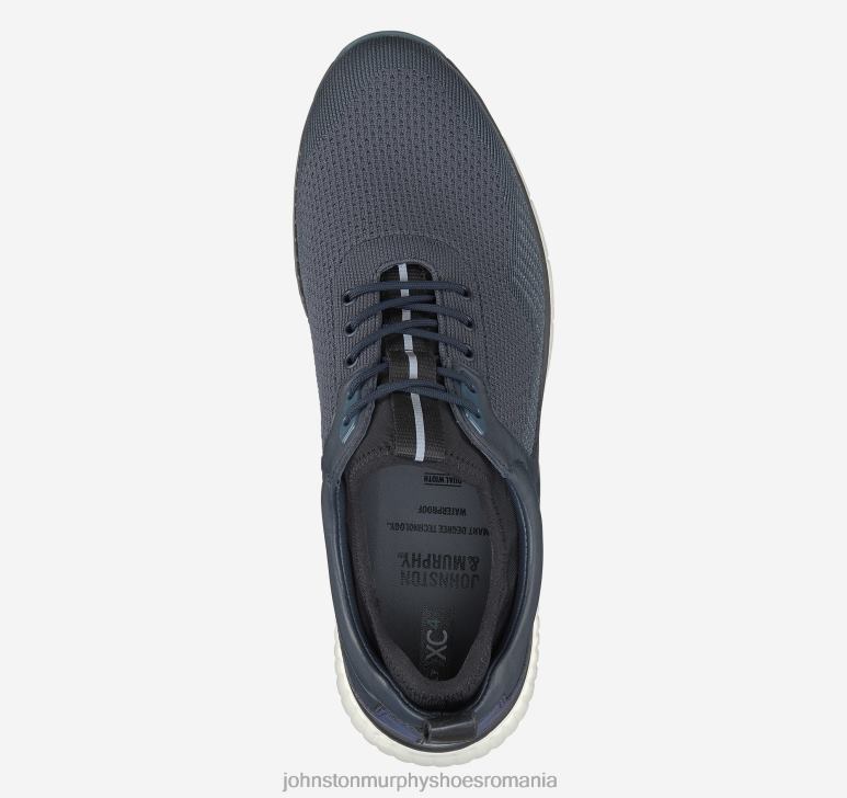 tricot bleumarin/fleur plin bleumarin 6FF4F227 bărbați Johnston  Murphy xc4 h2-sport hibrid tricot u-gât pantofi