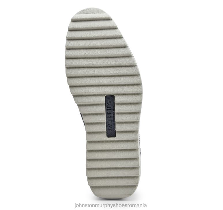 tricot bleumarin/piele embosată camo 6FF4F90 bărbați Johnston  Murphy duncan tricot degetul simplu pantofi