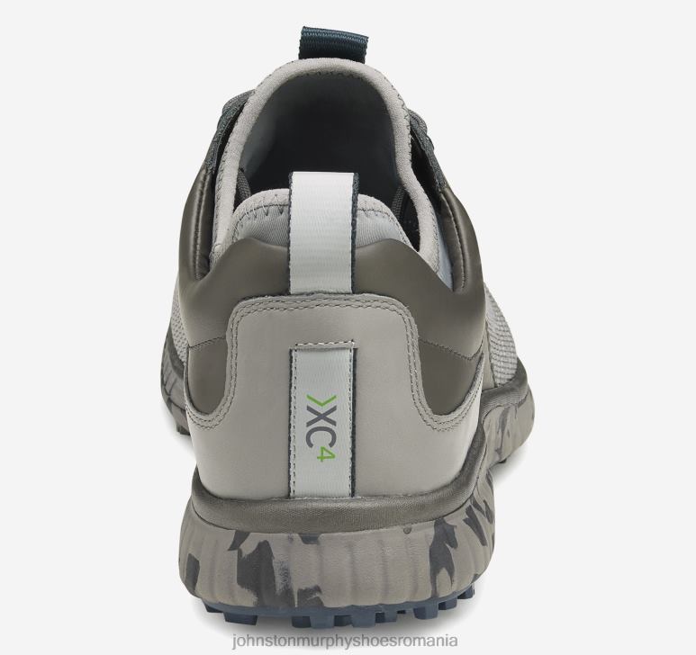 tricot gri 6FF4F122 bărbați Johnston  Murphy xc4 h2-sport hibrid tricot u-gât pantofi