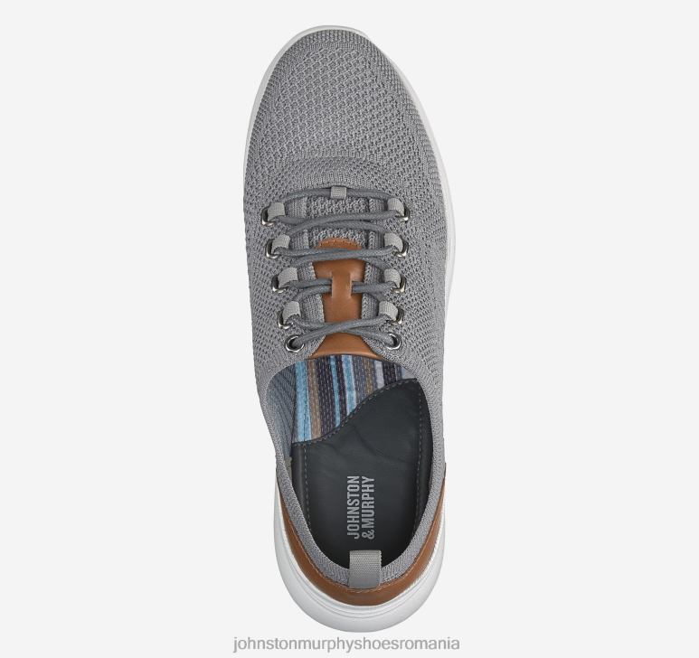 tricot gri 6FF4F1333 băiat Johnston  Murphy copil mare amherst tricot u-gât pantofi