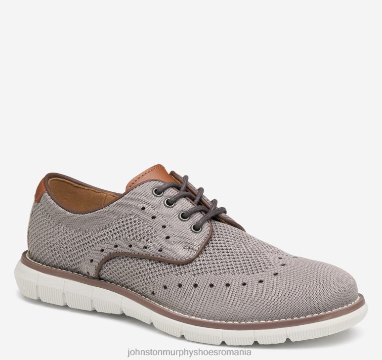 tricot gri 6FF4F1350 băiat Johnston  Murphy copil mare holden tricot vârful aripii pantofi