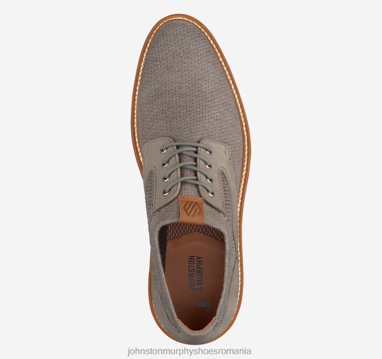 tricot gri 6FF4F161 bărbați Johnston  Murphy upton tricot deget simplu pantofi