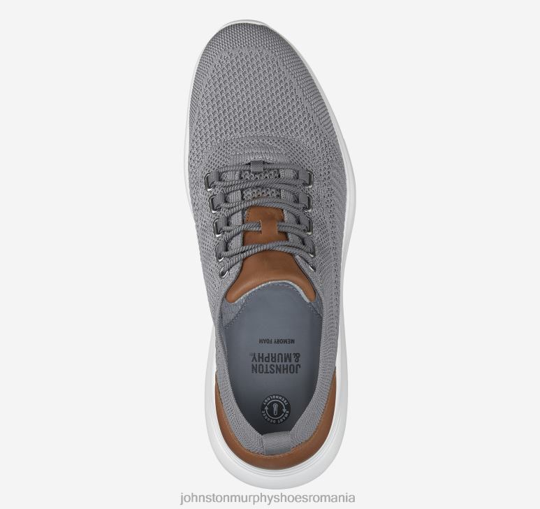 tricot gri 6FF4F7 bărbați Johnston  Murphy amherst tricot u-gât pantofi