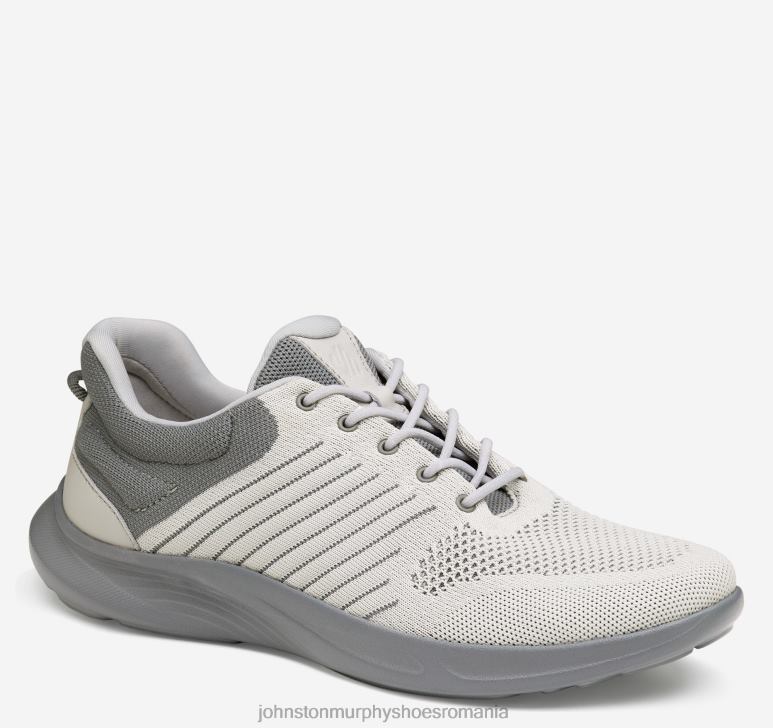 tricot gri deschis 6FF4F63 bărbați Johnston  Murphy scăpa tricot u-gât pantofi