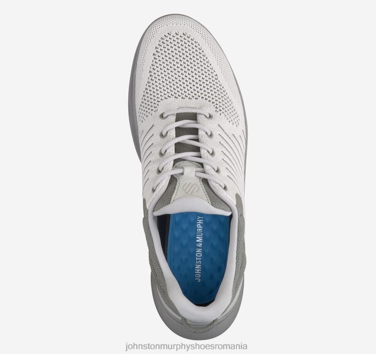 tricot gri deschis 6FF4F63 bărbați Johnston  Murphy scăpa tricot u-gât pantofi