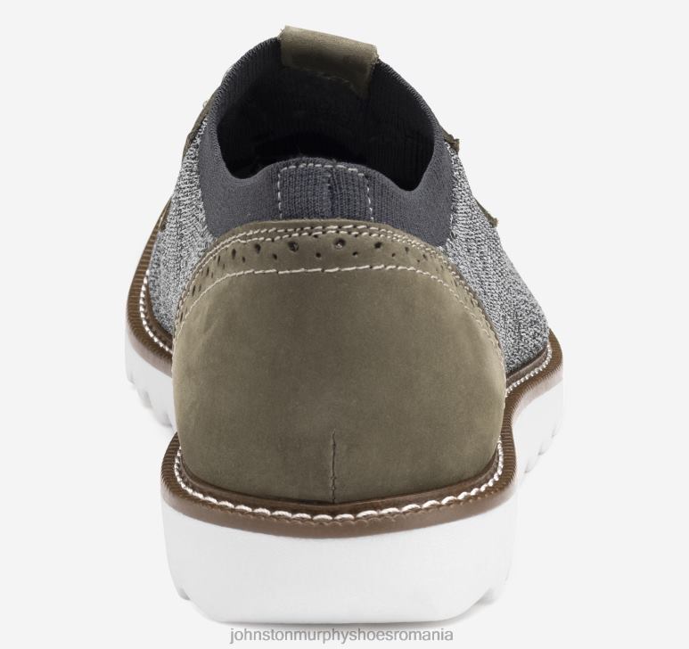 tricot marmorat gri/nubuc 6FF4F127 bărbați Johnston  Murphy duncan tricot degetul simplu pantofi