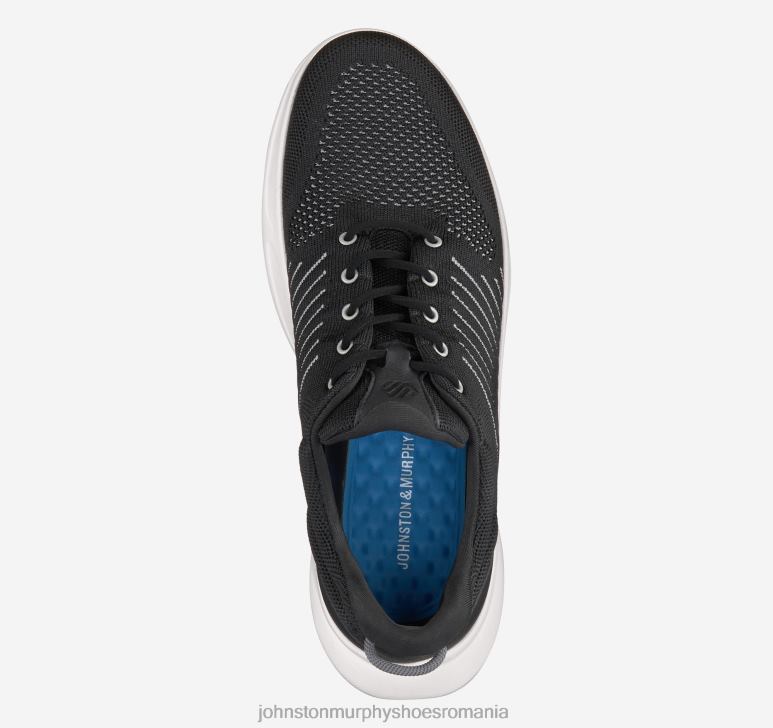 tricot negru 6FF4F106 bărbați Johnston  Murphy scăpa tricot u-gât pantofi