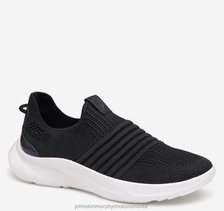 tricot negru 6FF4F1195 femei Johnston  Murphy escape tricot slip-on pantofi