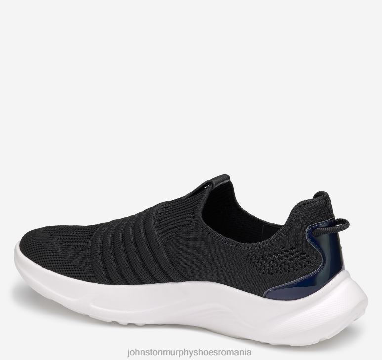 tricot negru 6FF4F1195 femei Johnston  Murphy escape tricot slip-on pantofi