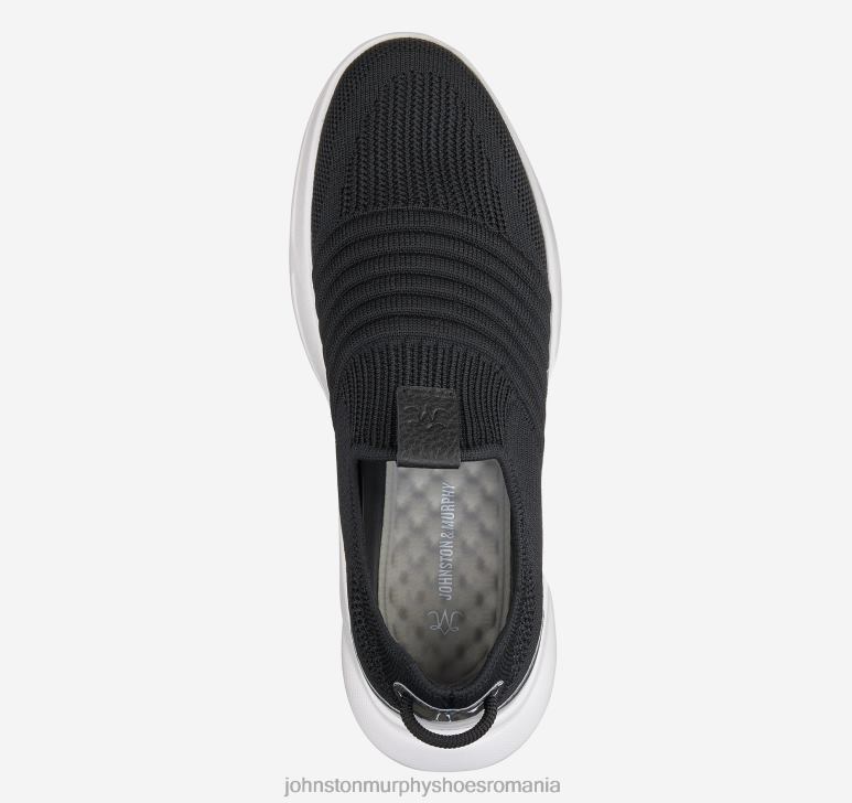 tricot negru 6FF4F1195 femei Johnston  Murphy escape tricot slip-on pantofi