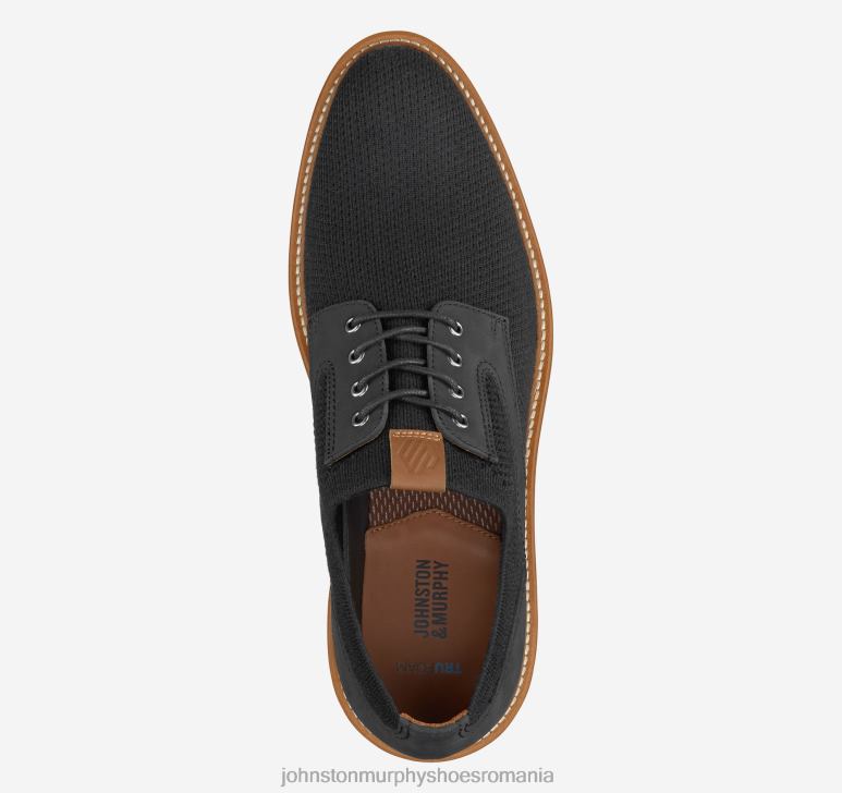 tricot negru 6FF4F43 bărbați Johnston  Murphy upton tricot deget simplu pantofi