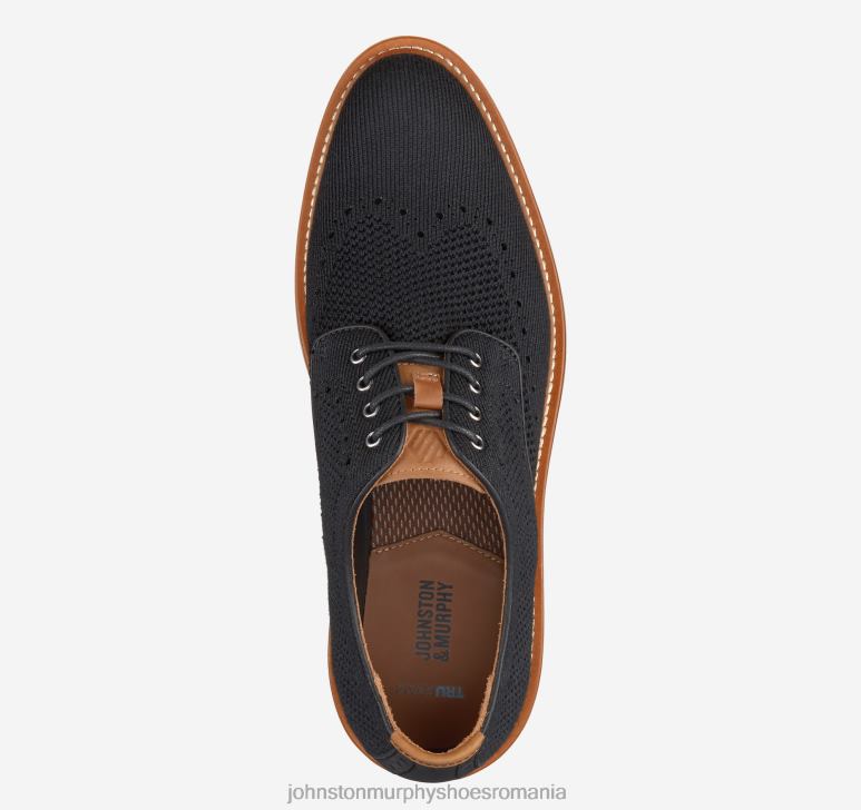 tricot negru 6FF4F46 bărbați Johnston  Murphy vârful aripii tricot upton pantofi