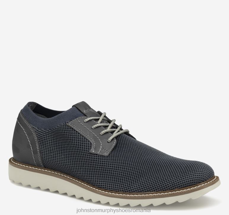 tricot bleumarin/piele embosată camo