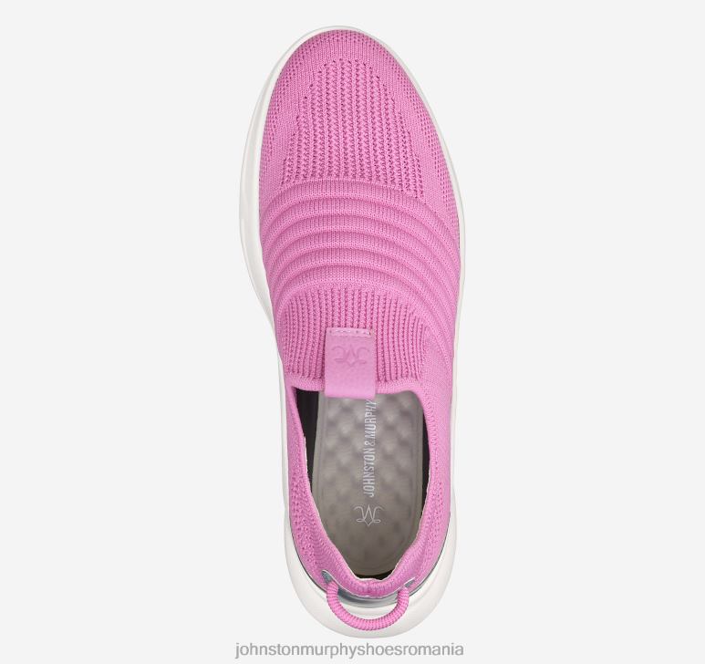 tricot roz 6FF4F1223 femei Johnston  Murphy escape tricot slip-on pantofi
