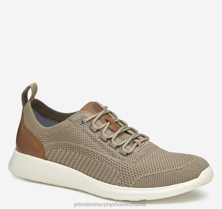tricot taup închis 6FF4F11 bărbați Johnston  Murphy amherst tricot u-gât pantofi