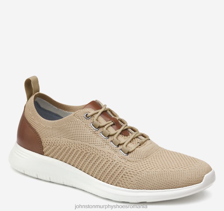 tricot taupe 6FF4F42 bărbați Johnston  Murphy amherst tricot u-gât pantofi