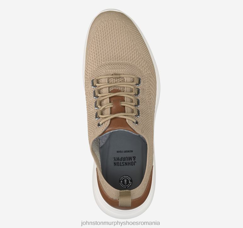 tricot taupe 6FF4F42 bărbați Johnston  Murphy amherst tricot u-gât pantofi