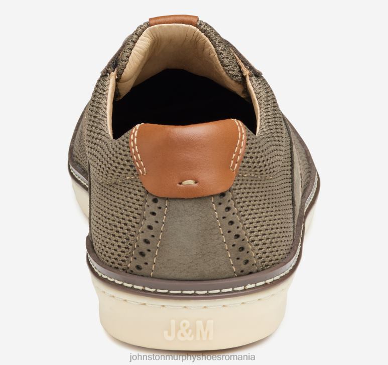 tricot taupe/nubuc 6FF4F2 bărbați Johnston  Murphy şa mcguffey knit pantofi