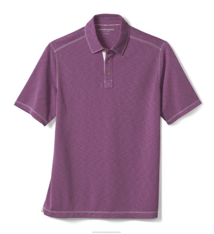 vin 6FF4F418 bărbați Johnston  Murphy polo vintage slub îmbrăcăminte